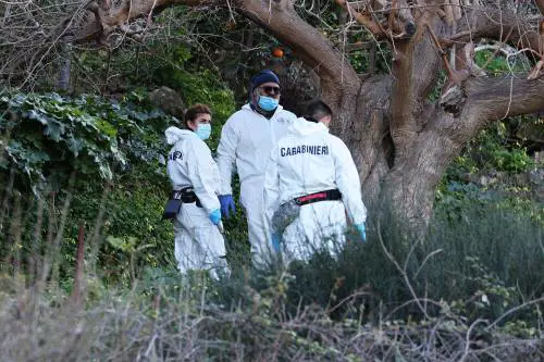 I rilievi nella villetta di Altavilla Milicia