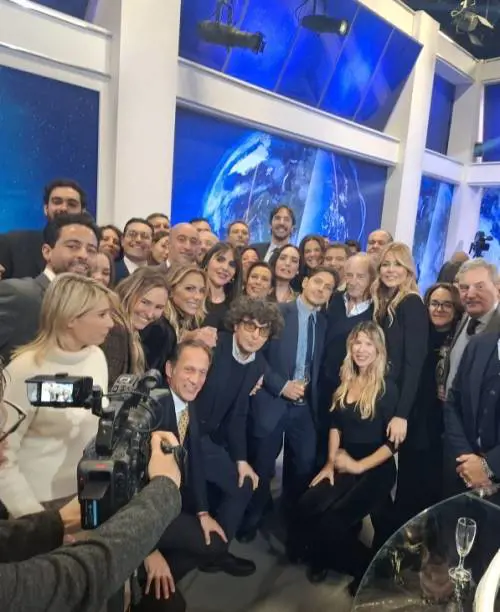 Pier Silvio Berlusconi al Palatino per i 34 anni del Tg5