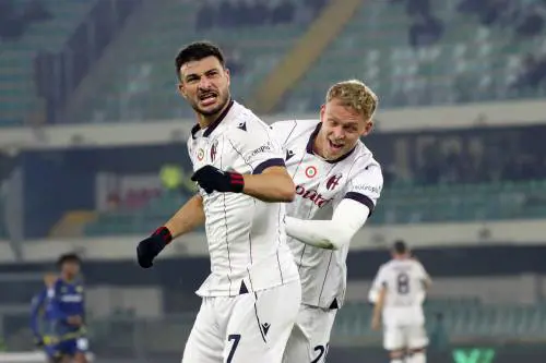 Serie A, il Bologna cala il tris al Verona e torna alla vittoria dopo sette turni