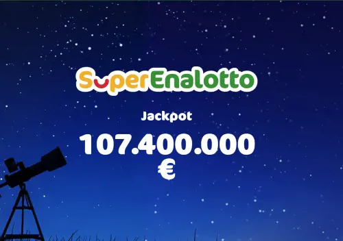 SuperEnalotto, due vincite oltre di oltre 69mila euro e Jackpot a 107,4 milioni