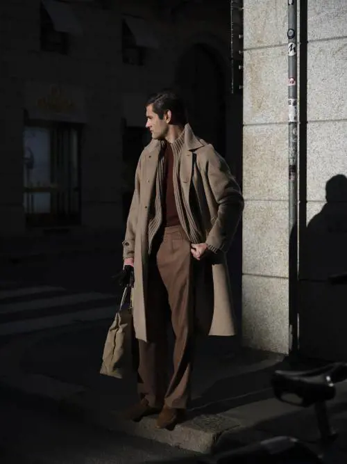 Cappotto con parapioggia. Il dilettevole diventa utile