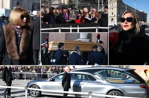 Da Anna Wintour a Donatella Versace, a Roma l'ultimo saluto a Valentino Garavani