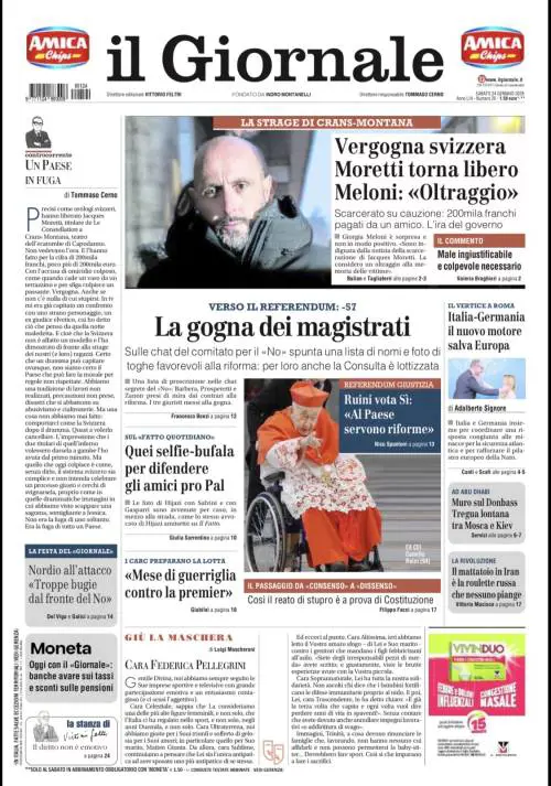 Crans-Montana, l’incontro Meloni-Merz e la gogna dei magistrati