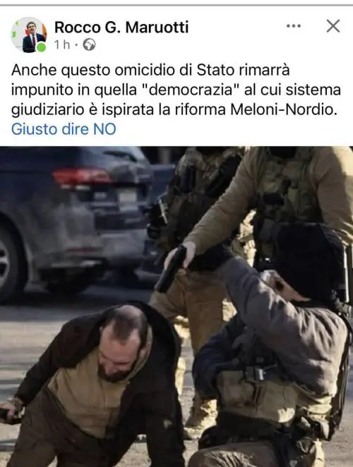 Il giudice e il post cancellato