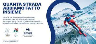 Autostrade per l'Italia al fianco dei Giochi olimpici e paralimpici invernali di Milano Cortina 2026: al via la campagna "Quanta strada abbiamo fatto insieme"