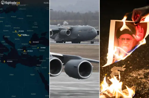 Aerei C-17A e C-5M verso il Medio Oriente. Gli Usa accerchiano l'Iran. Trump: "Navi in viaggio, speriamo di non doverle usare" 