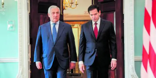 Tajani, vertice con Rubio. C'è l'accordo sui minerali