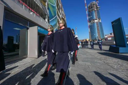 Mattarella al Villaggio olimpico di Milano