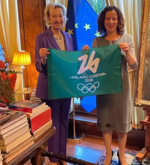 Moratti incontra la vicepresidente della Commissione europea Roxana Mînzatu