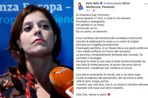 "Soffiano sul fuoco del razzismo". Salis usa pure la morte di Zoe Trinchero per attaccare i giornali