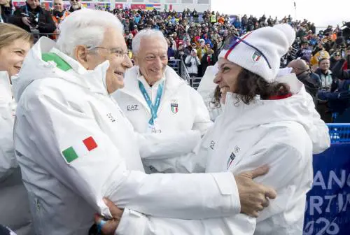 Il Mattarella tifoso ha scelto i Giochi. In quell'abbraccio l'Italia che ce la fa