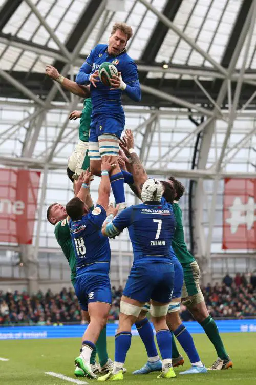 Sei Nazioni, Italrugby a testa alta, sconfitta onorevole in Irlanda (20-13)