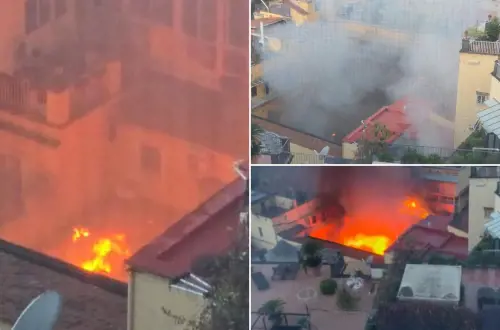 Incendio nel cuore di Napoli, in fiamme lo storico teatro Sannazaro. Ipotesi cortocircuito