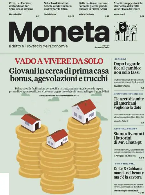 Moneta, vado a vivere da solo e cerco casa