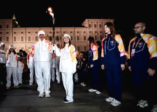 La torcia paralimpica approda in Duomo. Oggi riparte il viaggio per l'Arena di Verona