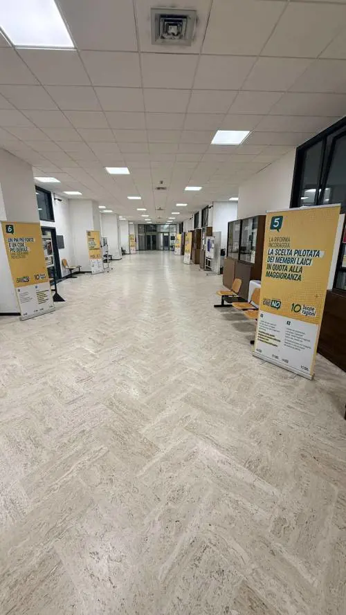 Referendum, in tribunale a Reggio Calabria i cartelloni per il “No”. Gasparri: "Immagini raccapriccianti"