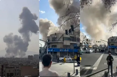 Israele e Usa attaccano l'Iran. Esplosioni a Teheran, missili in volo. I colpi vicino agli uffici di Khamenei