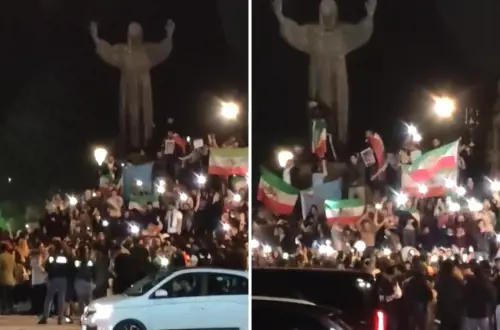 “È il giorno più bello della nostra vita”. Gli iraniani nelle piazze italiane festeggiano la morte di Khamenei 