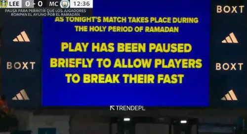 Polemica in Inghiltrerra: partita sospesa per far interrompere il Ramadan ai calciatori islamici