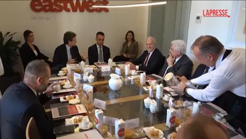 Di Maio ospite di “Eastwest coffee” per un “nuovo protagonismo dell’Ue nel Golfo”