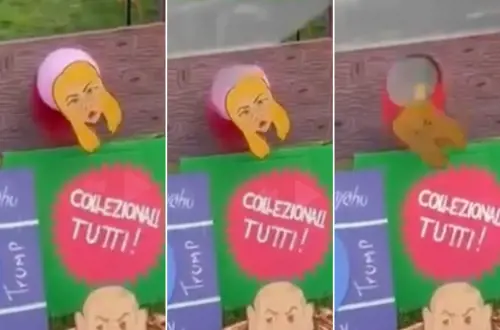 Meloni ghigliottinata al “Carnevale popolare": il gioco choc della sinistra