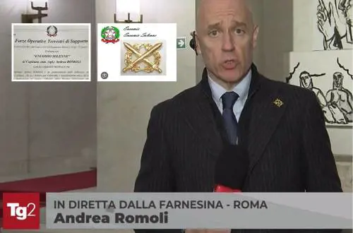 "Croce nazifascista al Tg2", ma è un encomio solenne. Romoli: "Comportamento inqualificabile"