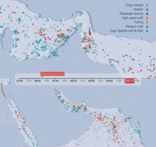 Il jamming fa impazzire le navi nel Golfo Persico: cosa sta succedendo