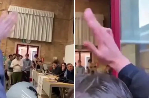 Calenda come Fiano: contestato all’università Ca’ Foscari di Venezia con la P38