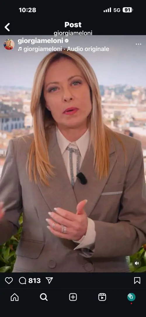 Referendum giustizia, il video di Giorgia Meloni sui social: "Basta bufale, andate a votare e votate sì"