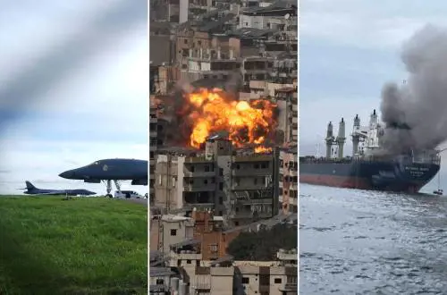 Trump: "La guerra finirà presto, non c'è più niente da bombardare". L'Iran: "Il mondo si prepari ai 200 dollari al barile". Colpite tre navi cargo nello stretto di Hormuz