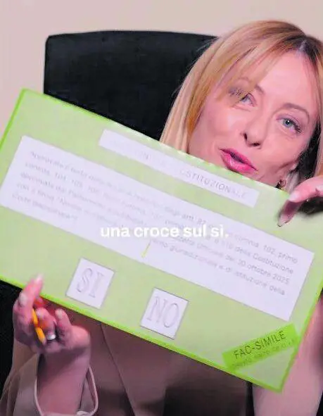 Il video tutorial di Giorgia. "Una croce per la riforma"