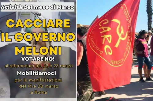 La violenza choc dei Carc accolti alla Camera dal M5S: Meloni a testa in giù per dire No al referendum