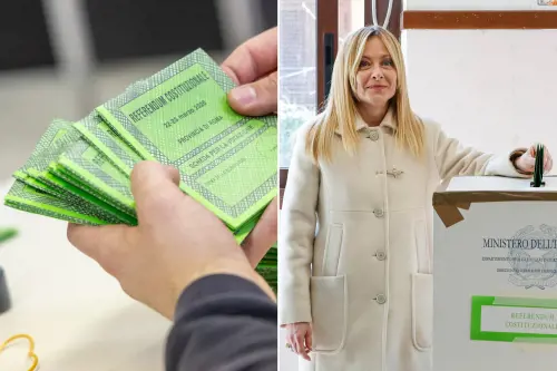 Referendum, seggi aperti alle 7, si vota fino alle 15. Il post della Meloni con la scheda: "Partecipare è importante"