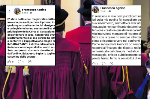 “Togliamoci qualche sassolino dalle scarpe”. Il messaggio choc del giudice di Cassazione