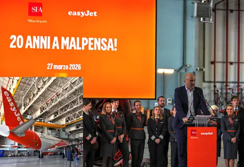 EasyJet, 20 anni in volo a Malpensa. Nuovi aerei e rotte iconiche