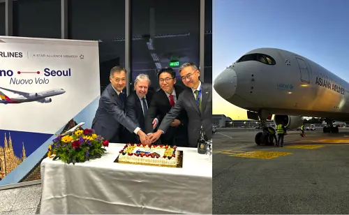 Malpensa, decolla il nuovo volo da Milano a Seoul di Asiana Airlines