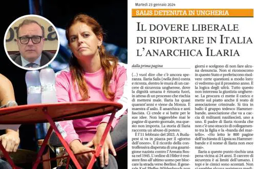 Sapete chi ha difeso per primo la Salis? Il Giornale. E oggi può chiederle chiarezza sul caso del suo portaborse