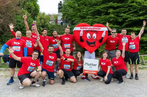 Flutter SEA alla Milano Relay Marathon tra sport e solidarietà
