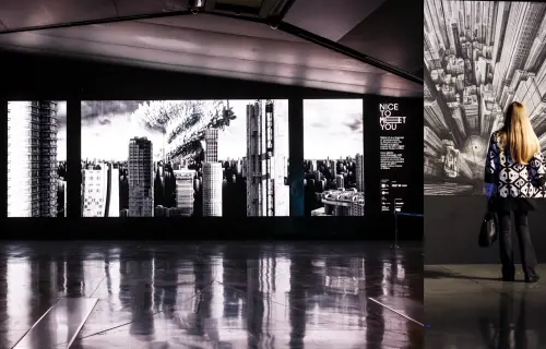 Uprise, l’arte digitale di Giampietro a Malpensa