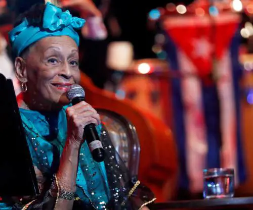 La cantante cubana Omara Portuondo