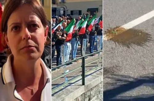 "Bella Ciao", escrementi e cori: l'assalto degli antifascisti ai nostalgici a Dongo. In piazza anche Ilaria Salis