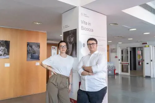 Gli ideatori di TapTino, Anna Lambiase e Alessio Di Nunzio / Univ. Milano-Bicocca