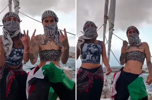 Mosse sexy e simboli di Hamas: è polemica sul nuovo balletto della Flotilla 