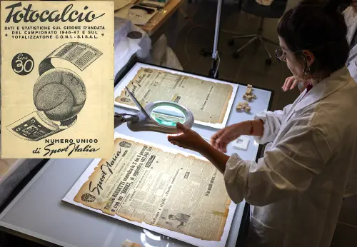 "Memorie di carta", Sisal presenta il restauro di Sport Italia per gli 80 anni della schedina