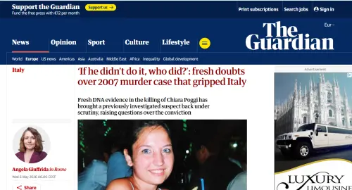 Da delitto di provincia a true crime internazionale: il caso Garlasco raccontato dal Guardian