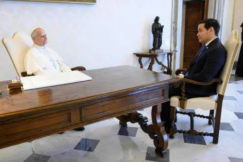 Vaticano, terminato l'incontro tra Papa Leone XIV e Marco Rubio