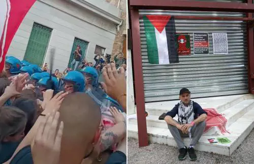 Padiglioni chiusi, corteo pro Pal e scontri. Alla Biennale scoppia la protesta anti Israele