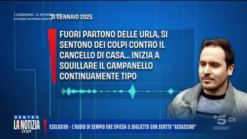 "Cosa c'è dietro l'appunto di Sempio". In tv un audio per sciogliere il mistero del biglietto