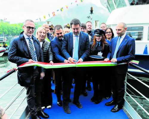 Pronta a salpare "Olimpia", la nuova motonave del lago di Como