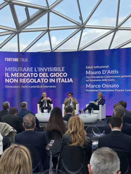 Gioco illegale, quasi 30 miliardi fuori dal circuito regolamentato, a Roma il confronto promosso da Novomatic Italia e Fortune